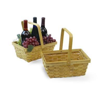 woodchip rectangle shop medium sd36 1med wholesale basket containers handled baskets