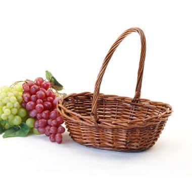 willow oval small stained sw21 1s wholesale basket containers handled baskets