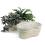 bamboo peanut shape white wash bo318 1w handles bowls trays