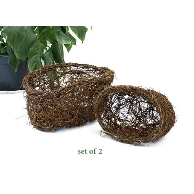 vine oval bowl set 2 bv471 handles bowls