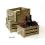 wood crate s3 burnt finish td36 3 handles bowls trays