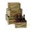 wood crate s4 burnt finish td38 4 handles bowls trays