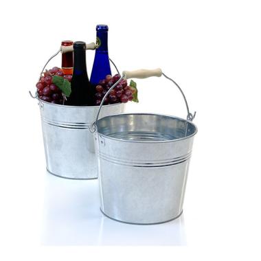 85  galvanized pail wood by09 1 wholesale metal containers pails pots