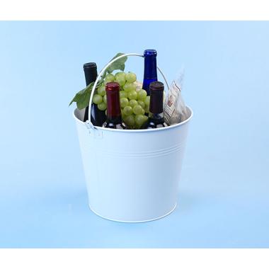 10  metal pail painted white by10 1w wholesale containers pails