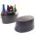 14  oval deep chocolate brown finish sale by68 1dkb wholesale metal containers