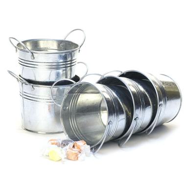 5  round galvanized pot by03 1 wholesale metal containers pails pots 6