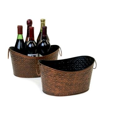 oval tub antique copper reproduction by56 1sm wholesale metal containers tubs