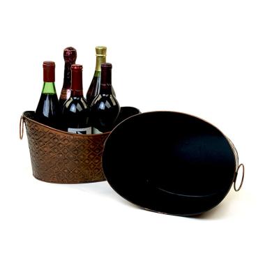 oval tub antique copper reproduction by56 1sm wholesale metal containers tubs