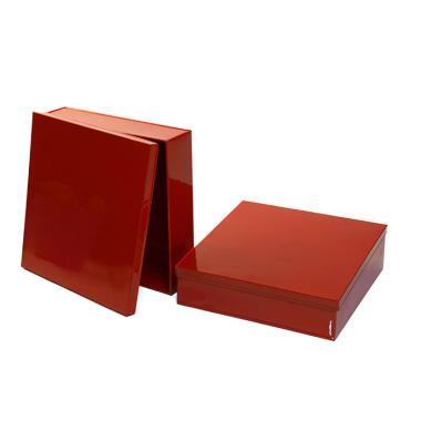 8  sq metal box painted red ry15 1r wholesale containers rect