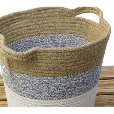 fabric storage bin cotton pf11 1 handles bowls trays