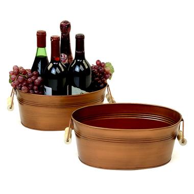 oval tub antique copper reproduction by873 1cowd wholesale metal containers tubs