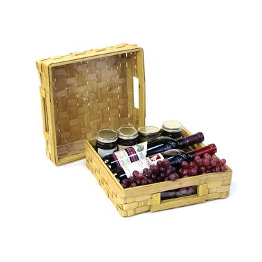 woodchip 12 sq slat tray med td86 1 handles bowls trays