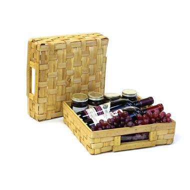 woodchip 12 sq slat tray med td86 1 handles bowls trays