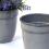 5  solid iron metal pot antique grey by74 1xgy wholesale containers