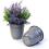 5  solid iron metal pot antique grey by74 1xgy wholesale containers