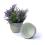 5  solid iron metal pot antique white by75 1xwh wholesale containers