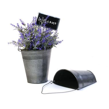 vintage wall half bucket wy75 1 wholesale metal containers novelty