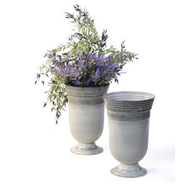 625  x 95h tall solid iron metal urn antique sand by71 1xwh