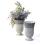 625  x 95h tall solid iron metal urn antique sand by71 1xwh