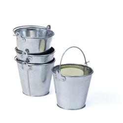 3 7/8" Mini Galvanized Pail no ridges
