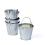 3 78  mini galvanized pail ridges by40 1no wholesale metal containers