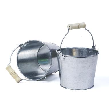 5  mini pail galvanized ridges by41 1wdno wholesale metal containers pails