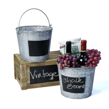 85  metal pail vintage chalkboard by09 1vinch wholesale containers pails