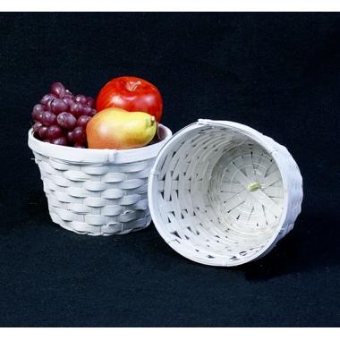 bamboo round bowl 6  bo736 1w handles bowls trays