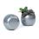 solid iron bubble bowl silver finish by203 1 wholesale metal containers