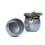 solid iron bubble bowl silver finish by203 1 wholesale metal containers