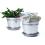 8  tin pot saucer galvanized by208 1 wholesale covers