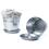 8  tin pot saucer galvanized by208 1 wholesale covers
