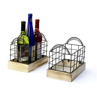wirewood rectangular crate small ty162 1sm handles bowls trays