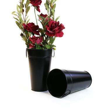 french market bucket black by883 1blk wholesale metal containers