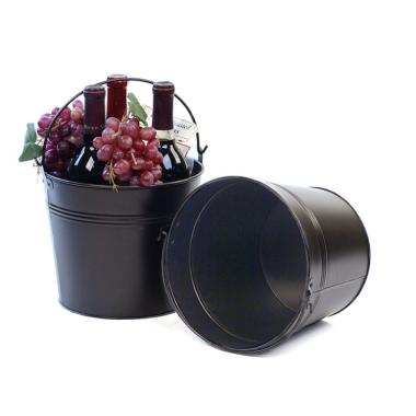 85  pail dark chocolate brown finish by28 1dkb wholesale metal containers pails