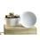 8  round tin tub white by18 1w wholesale metal containers tubs