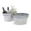 14  oval deep tub galvanized by24 1 wholesale metal containers