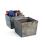 sq top wooden planter farmhouse blue pd480 1 handles bowls