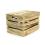 wood crate burnt finish lid large td35 1lg handles