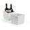 wood square pot deep white pd475 1w handles bowls trays