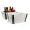 rect wooden crate white wash black medium td478 1w handles