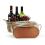 12  tin oval tub copperverdigris finish by14 1ver wholesale metal containers