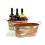 12  tin oval tub copperverdigris finish by14 1ver wholesale metal containers