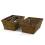 12 inch stained bamboo rectangle tray to717 1s handles bowls