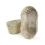 large bamboo peanut shape white wash tray bo418 1w handles