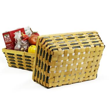 woodchip rectangle tray 2 tone td61 1 handles bowls trays