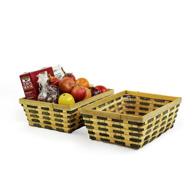 woodchip rectangle tray 2 tone td61 1 handles bowls trays
