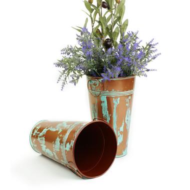 french bucket copper by883 1ver wholesale metal containers market buckets 6