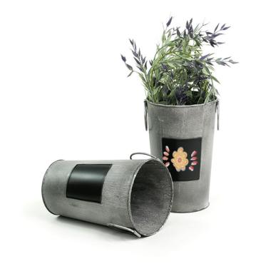 french bucket vintage chalkboard by885 1vinch wholesale metal containers market