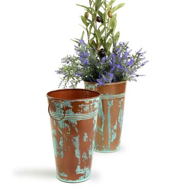 french bucket copper by883 1ver wholesale metal containers market buckets 6